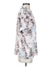 Amuse Society Floral Silver Short Sleeve Blouse Size S - photo 4