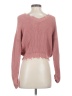 Jessica Simpson 100% Cotton Pink Pullover Sweater Size S - photo 2