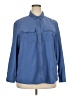 Eddie Bauer 100% Nylon Blue Long Sleeve Button-Down Shirt Size 2X - photo 1
