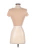 Antistar Tan Ivory Short Sleeve Top Size XS - photo 2