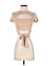 Antistar Tan Ivory Short Sleeve Top Size XS - photo 1