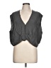 Zara Gray Sleeveless Blouse Size L - photo 1
