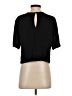 Leith 100% Rayon Black Short Sleeve Turtleneck Size S - photo 2
