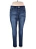 Democracy Solid Blue Jeans Size 18 - photo 1