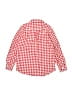 Janie and Jack 100% Cotton Checkered-gingham Red Long Sleeve Button-Down Shirt Size 5 - photo 2