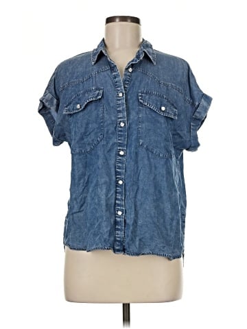 Jane and Delancey Short Sleeve Button-Down Shirt (view 1)
