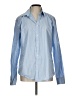 Assorted Brands 100% Cotton Stripes Blue Long Sleeve Button-Down Shirt Size L - photo 1