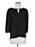Express Outlet 100% Polyester Black 3/4 Sleeve Blouse Size S - photo 1