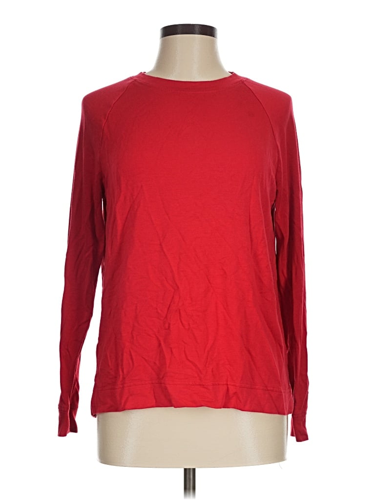 Pre-owned Lou & Grey Long Sleeve T-shirt In Red