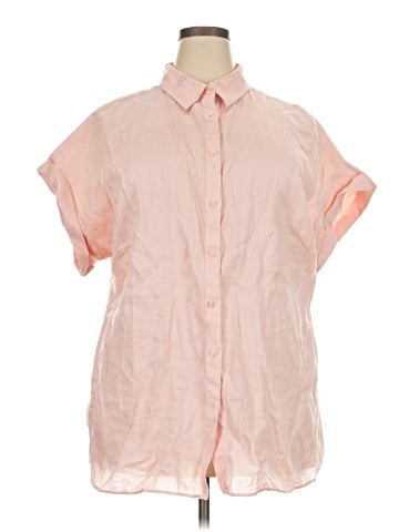 Lauren by Ralph Lauren Short Sleeve Blouse (view 1)