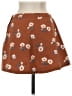 Forever 21 100% Cotton Floral Brown Casual Skirt Size 26 waist - photo 2