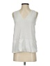 Everlane 100% Silk Silver Sleeveless Silk Top Size 0 - photo 1