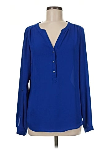 Roz & Ali Long Sleeve Blouse (view 1)