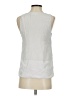 Everlane 100% Silk Silver Sleeveless Silk Top Size 0 - photo 2