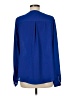 Roz & Ali 100% Polyester Blue Long Sleeve Blouse Size M - photo 2