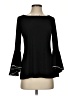 Chaus Black Long Sleeve Top Size S - photo 1