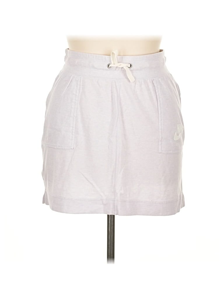 Pre-owned Nike Casual Skirt In Gray