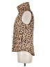 Crown & Ivy 100% Polyester Animal Print Tan Gold Vest Size M - photo 5