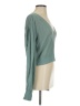 Free People Solid Green Pullover Sweater Size S - photo 4