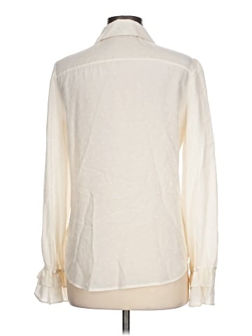 Paige Long Sleeve Silk Top (view 2)