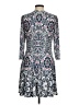 Eliza J Paisley Blue Casual Dress Size 8 - photo 2