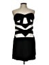 BCBGeneration Graphic Black Cocktail Dress Size 12 - photo 1
