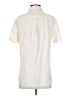 Theory 100% Linen Ivory Short Sleeve Blouse Size S - photo 2