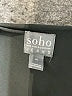 Soho Black 3/4 Sleeve Blouse Size XL - photo 7