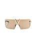 Valentino Tan Gold V Romask Sunglasses One size - photo 2