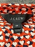 J.Crew 100% Silk Red 3/4 Sleeve Silk Top Size 8 (petite) - photo 7
