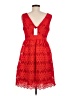 Liza Luxe 100% Polyester Red Cocktail Dress Size M - photo 2