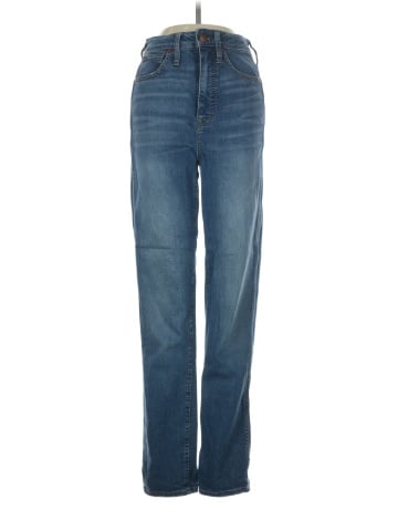 Madewell Tall Curvy Stovepipe Jeans in Dearham Wash (view 1)
