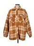 Aerie Plaid Orange Jacket Size M - photo 1