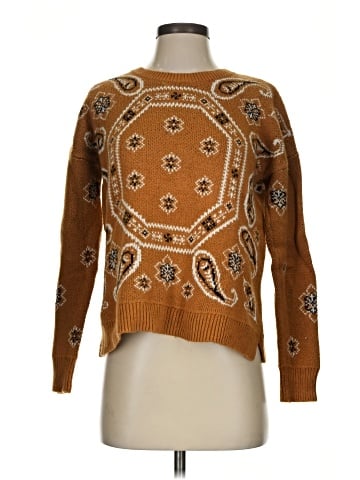 Madewell Bandana Pullover Sweater (view 1)