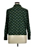Glamorous Print Green Long Sleeve Button-Down Shirt Size 14 - photo 2
