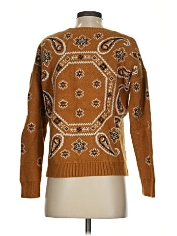 Madewell Bandana Pullover Sweater (view 2)