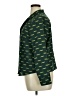 Glamorous Print Green Long Sleeve Button-Down Shirt Size 14 - photo 5
