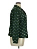 Glamorous Print Green Long Sleeve Button-Down Shirt Size 14 - photo 4
