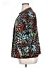 Angashion Floral Teal Short Sleeve Blouse Size XL - photo 5