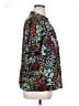 Angashion Floral Teal Short Sleeve Blouse Size XL - photo 4