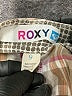 Roxy 100% Cotton Plaid Green Khaki Shorts Size 9 - photo 3