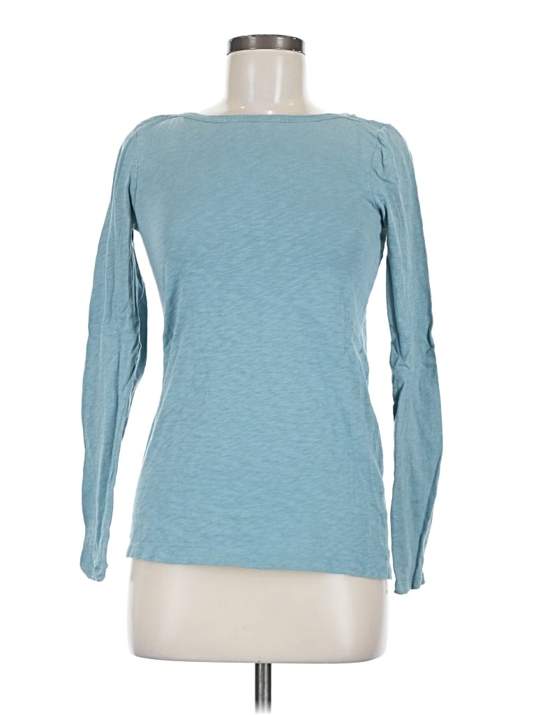 Pre-owned Jcrew 3/4 Sleeve T-shirt In Blue