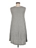 Everly Solid Gray Casual Dress Size M - photo 2