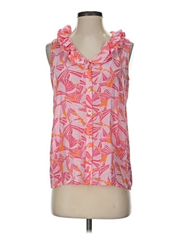 Lilly Pulitzer Sleeveless Silk Top (view 1)