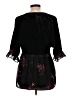 DR2 Black 3/4 Sleeve Blouse Size L - photo 2