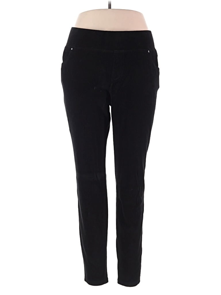 Pre-owned Quacker Factory Casual Pants In Black