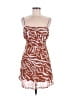 Vernacular 100% Polyester Animal Print Brown Cocktail Dress Size M - photo 1