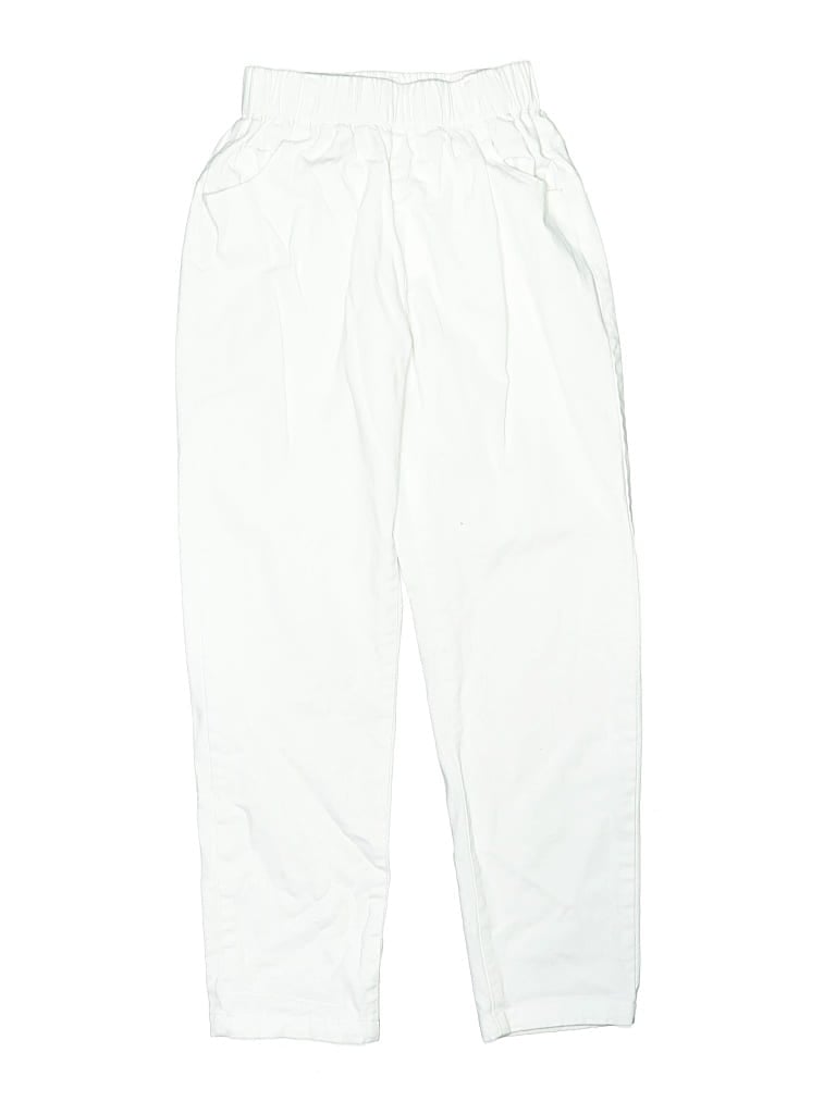 Pre-owned Unbranded Kids' Track Pants In White