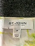 St. John Collection 100% Silk Green Sleeveless Silk Top Size P (petite) - photo 3