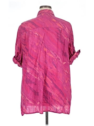 Catherines 3/4 Sleeve Button-Down Shirt (view 2)